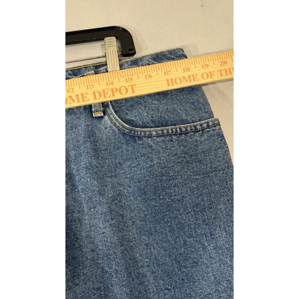 ralph lauren RL Medium Wash Blue Jeans True Size 36x30 Baggy Fit Denim Pants - Picture 9 of 13